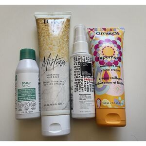 IGK Mistress Hydrating Balm & Amika Supernova FULL Biolage Good Behavior samples